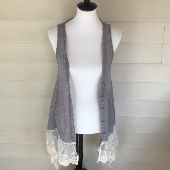 a’reve Sweaters - 3/$15 🎃 Lace Duster